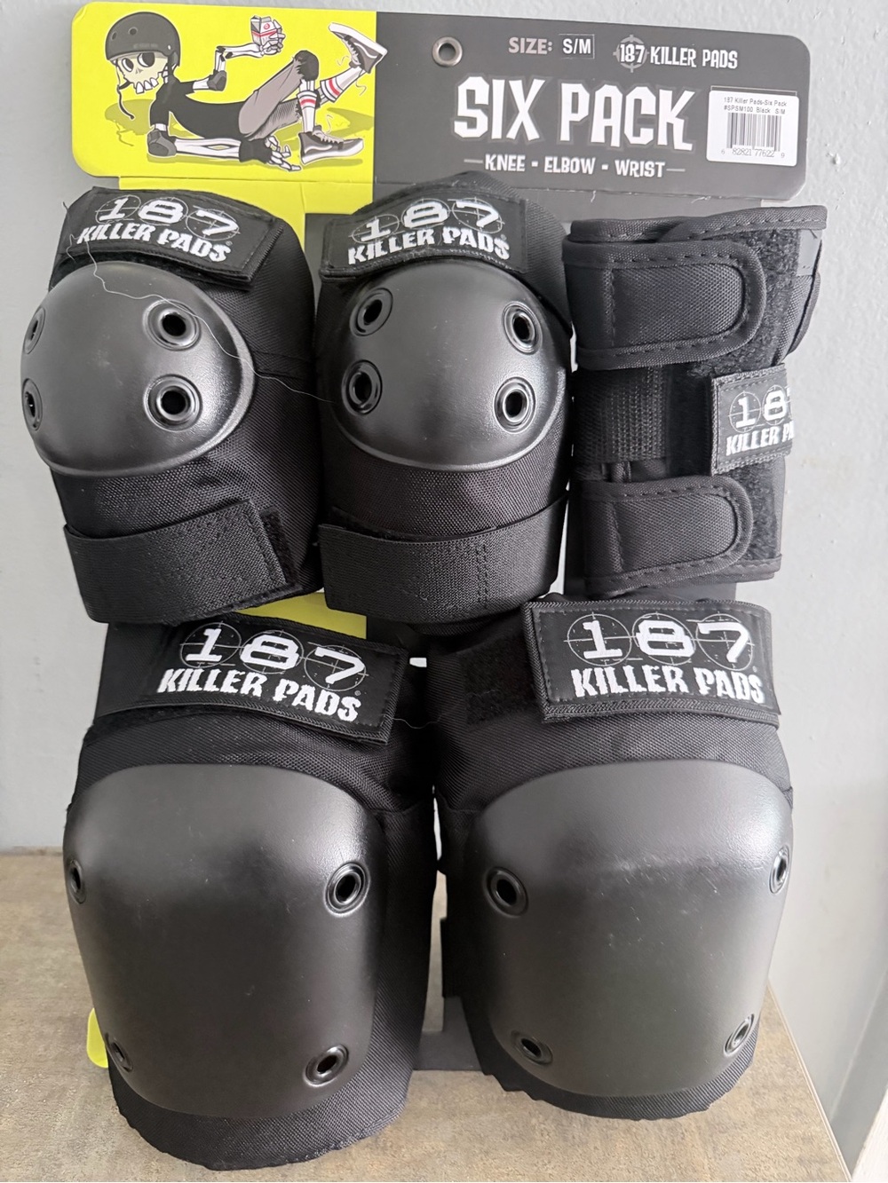 Kids Six-Pack Protective Gear — Black